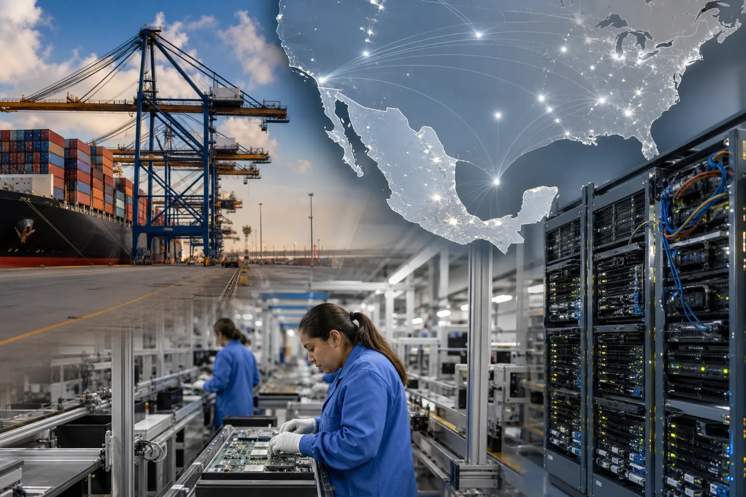 Contenedores y componentes electrónicos representan el récord de exportaciones mexicanas en julio de 2026
