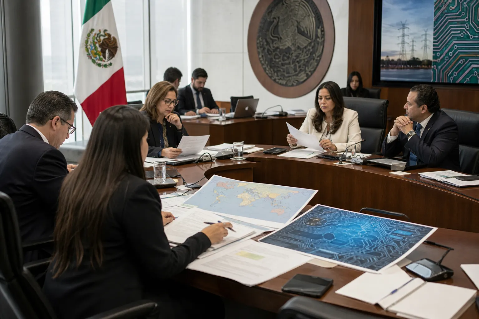 Documentos legislativos sobre la propuesta mexicana para revisar inversiones extranjeras por seguridad nacional