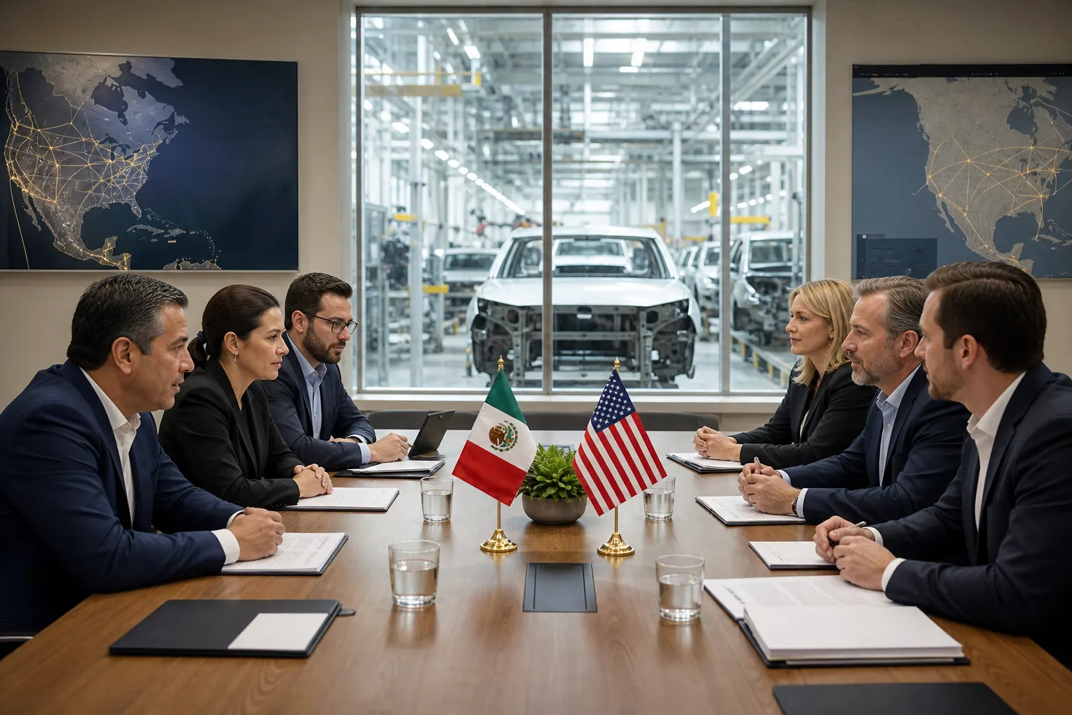 Documentos del T-MEC durante la negociación comercial entre México y Estados Unidos
