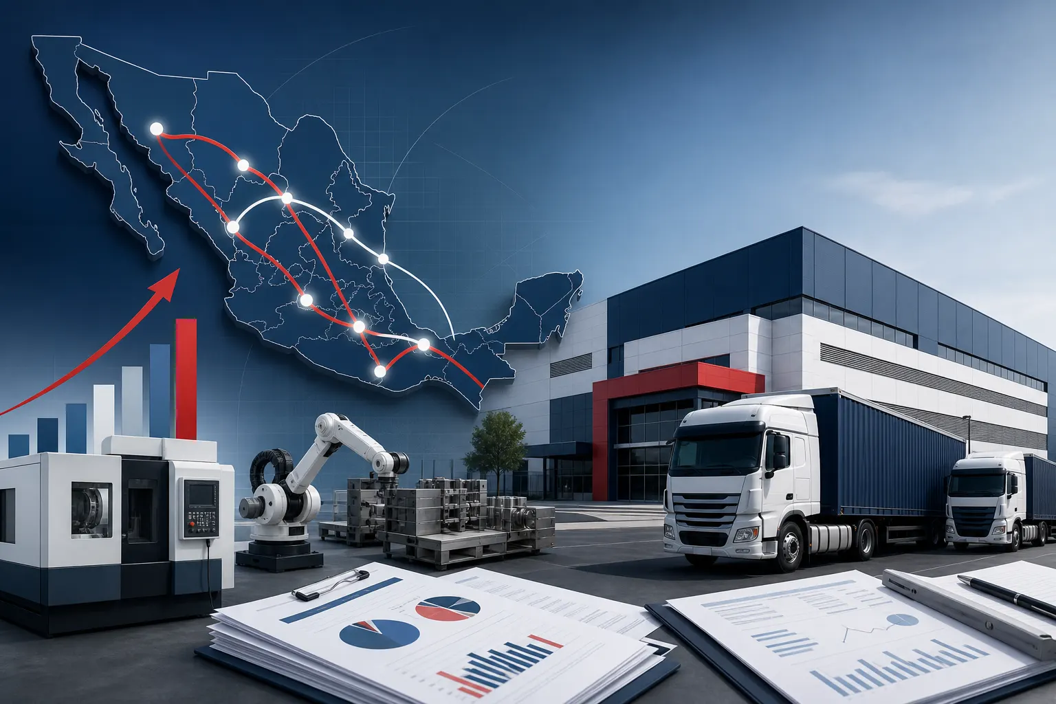 Fábrica y corredores logísticos representan los proyectos de inversión del Plan México