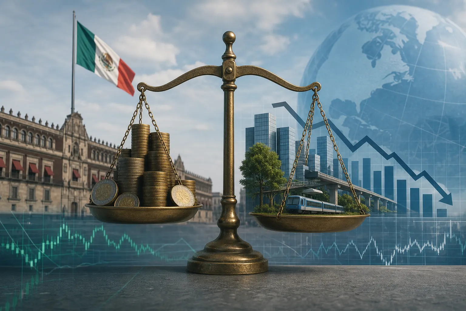 Balanza entre deuda pública, crecimiento e inversión en México tras la evaluación del FMI